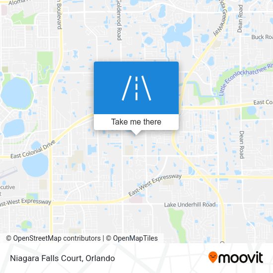 Mapa de Niagara Falls Court