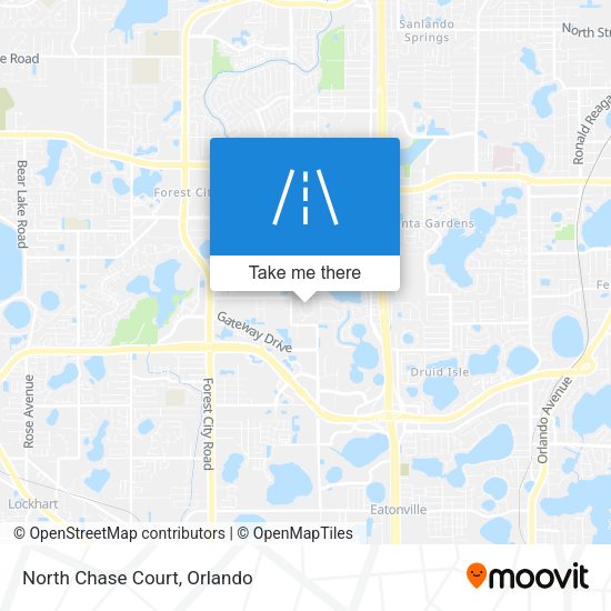 Mapa de North Chase Court