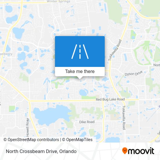 North Crossbeam Drive map