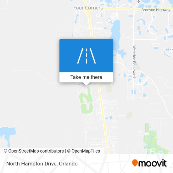 North Hampton Drive map