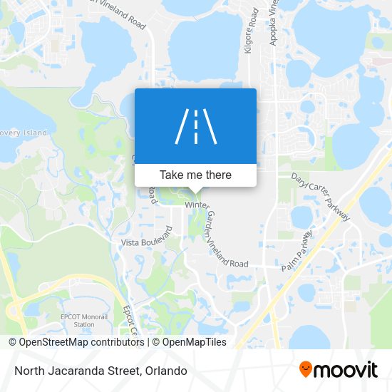 Mapa de North Jacaranda Street