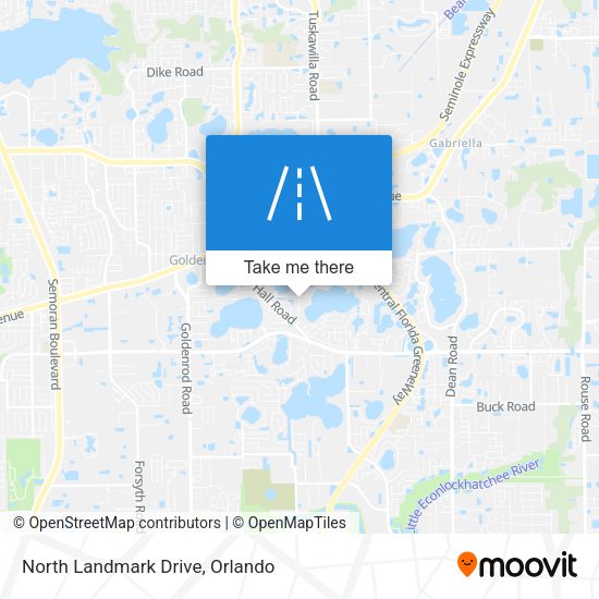 Mapa de North Landmark Drive
