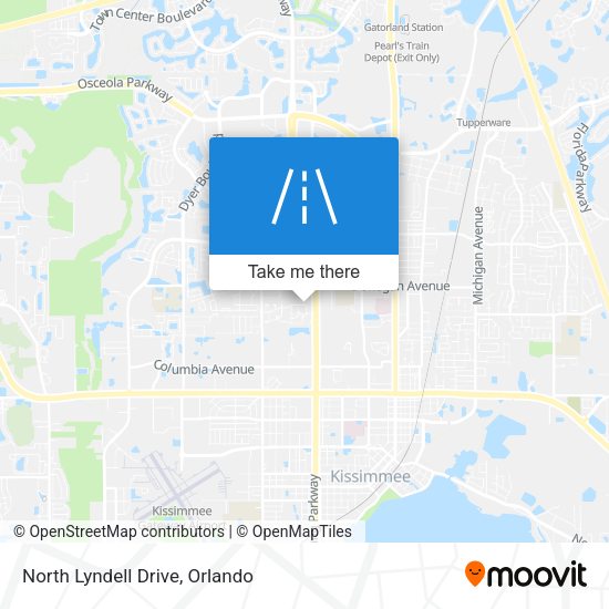 North Lyndell Drive map