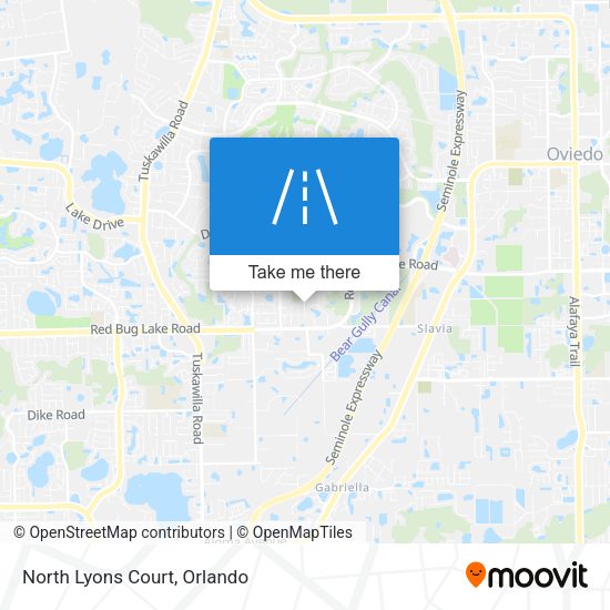 Mapa de North Lyons Court