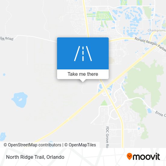 Mapa de North Ridge Trail