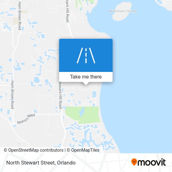 North Stewart Street map