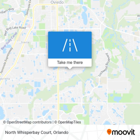 North Whisperbay Court map