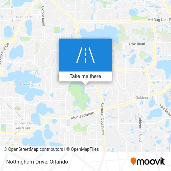 Nottingham Drive map