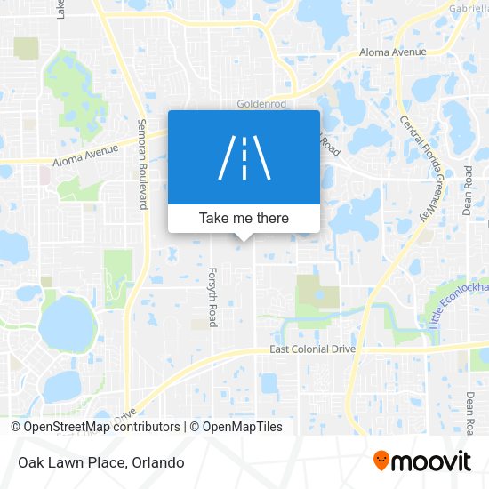Mapa de Oak Lawn Place