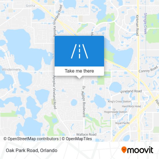 Mapa de Oak Park Road
