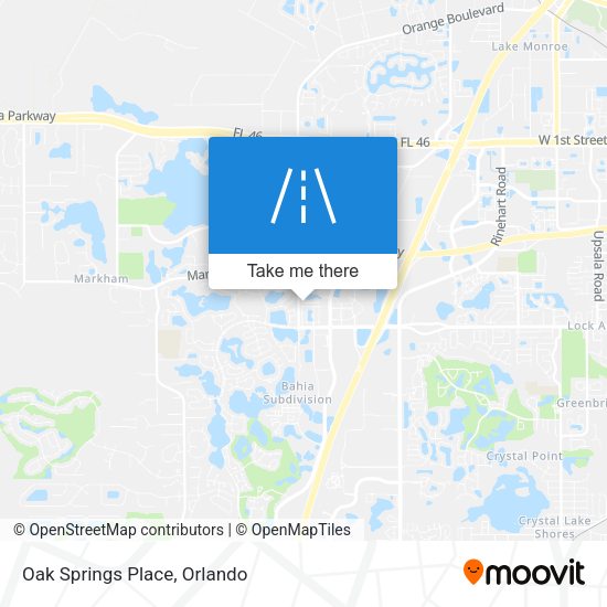 Mapa de Oak Springs Place