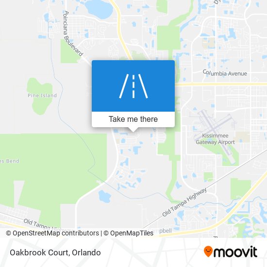 Oakbrook Court map