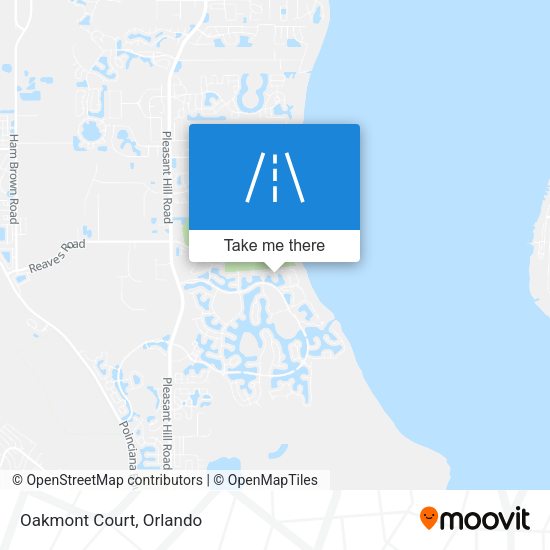Mapa de Oakmont Court