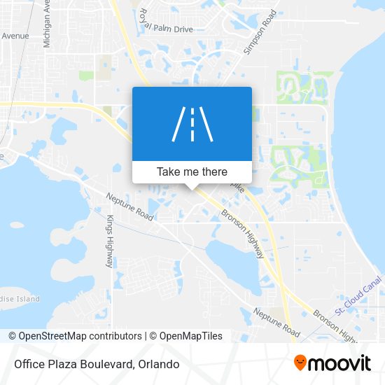 Office Plaza Boulevard map