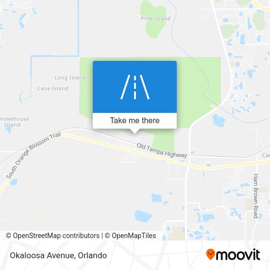 Okaloosa Avenue map