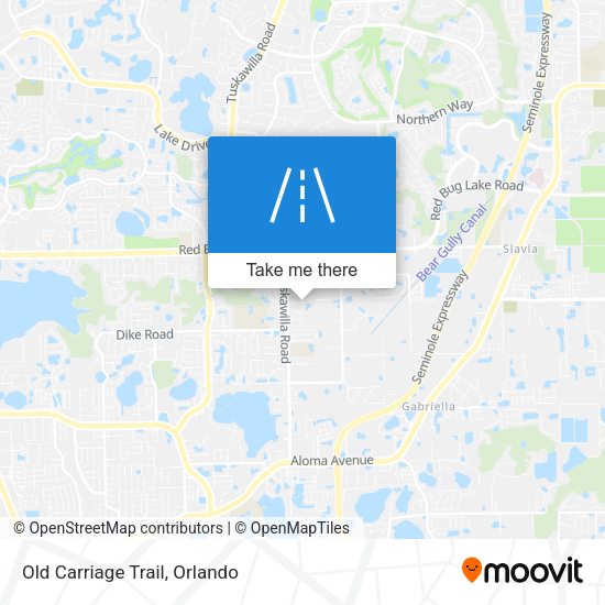 Mapa de Old Carriage Trail