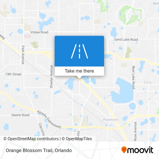 Orange Blossom Trail map