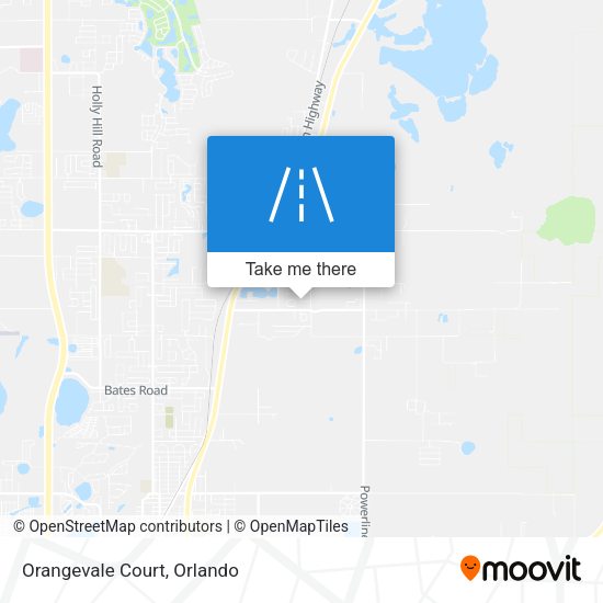 Orangevale Court map