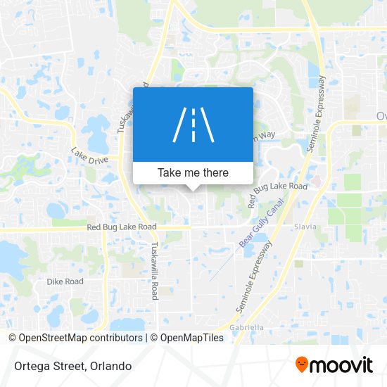 Mapa de Ortega Street