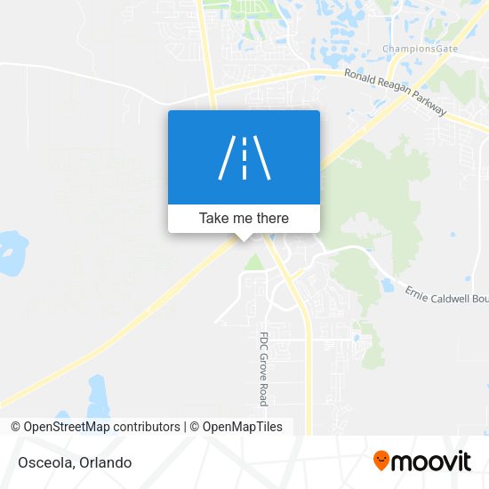 Osceola map