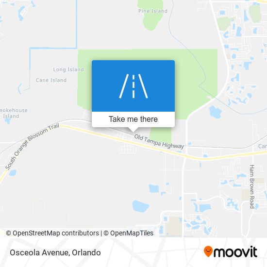 Osceola Avenue map