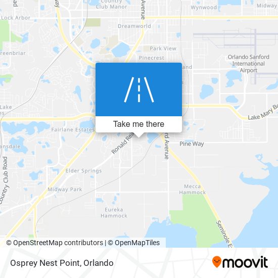 Osprey Nest Point map