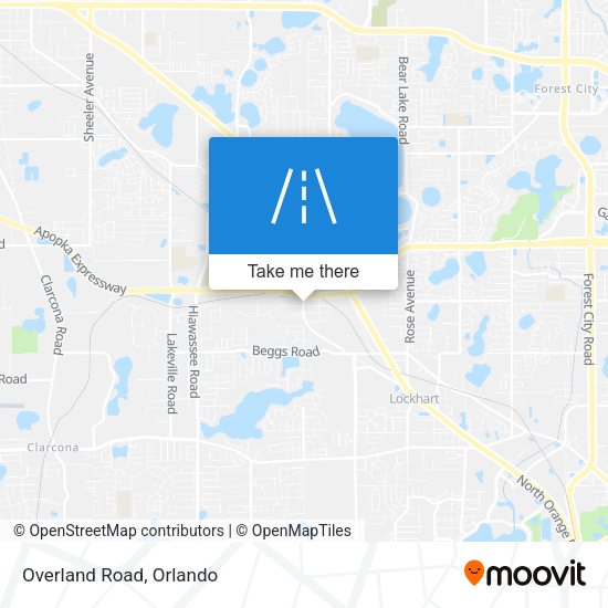 Mapa de Overland Road