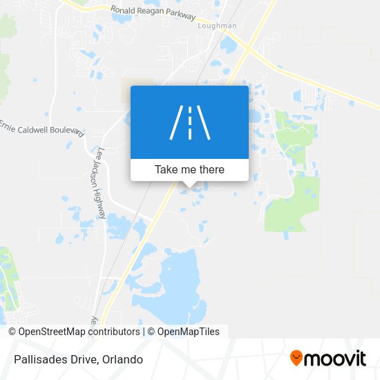 Mapa de Pallisades Drive