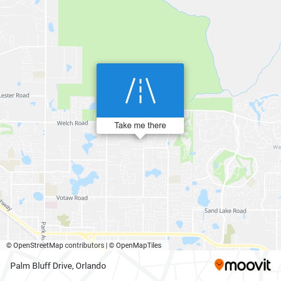 Mapa de Palm Bluff Drive