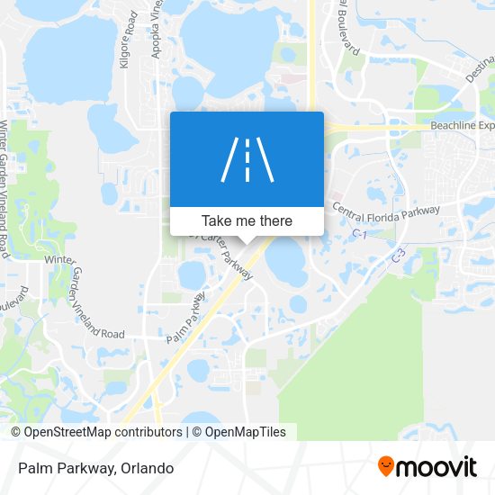 Mapa de Palm Parkway