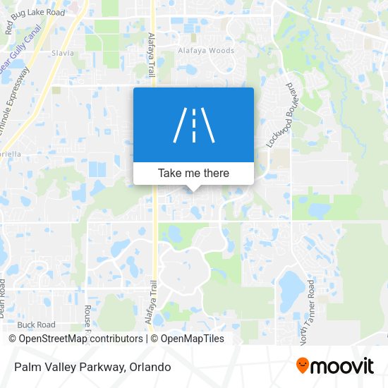 Mapa de Palm Valley Parkway