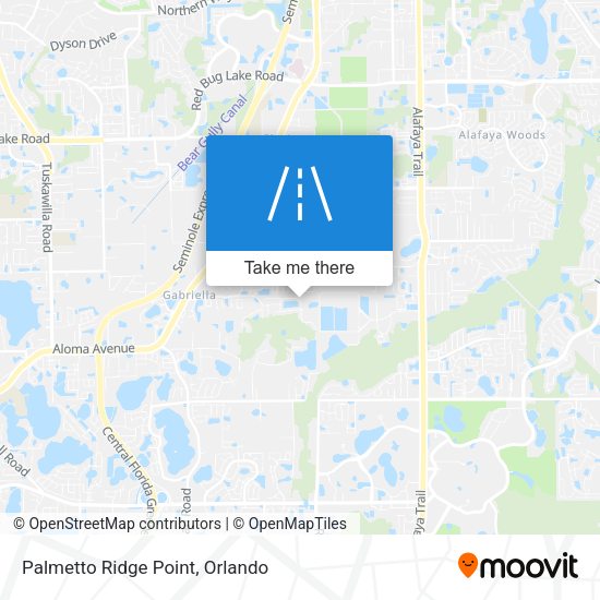 Palmetto Ridge Point map