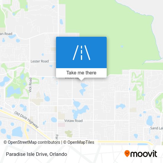 Mapa de Paradise Isle Drive