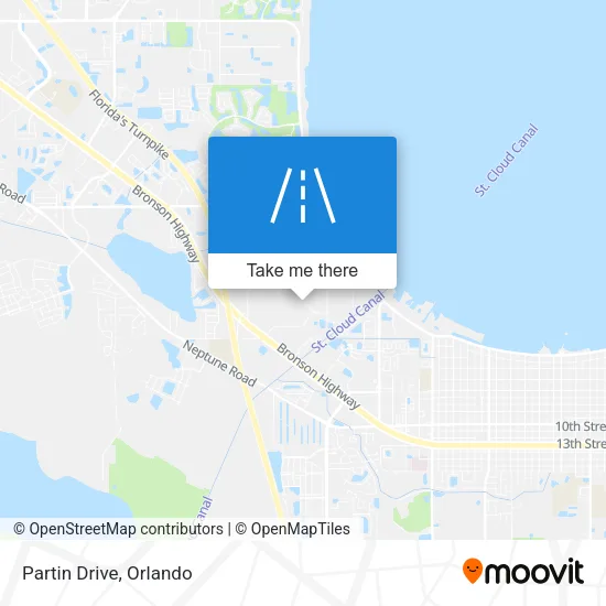 Partin Drive map