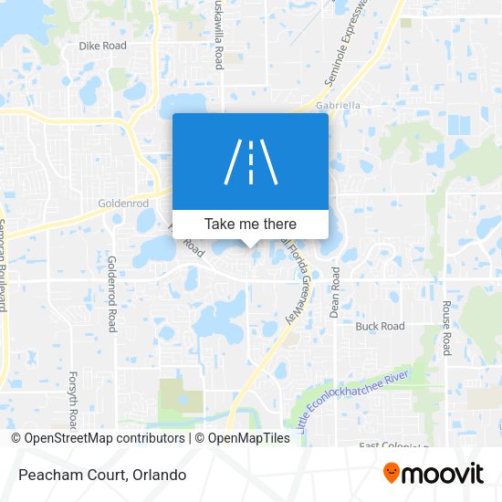 Mapa de Peacham Court