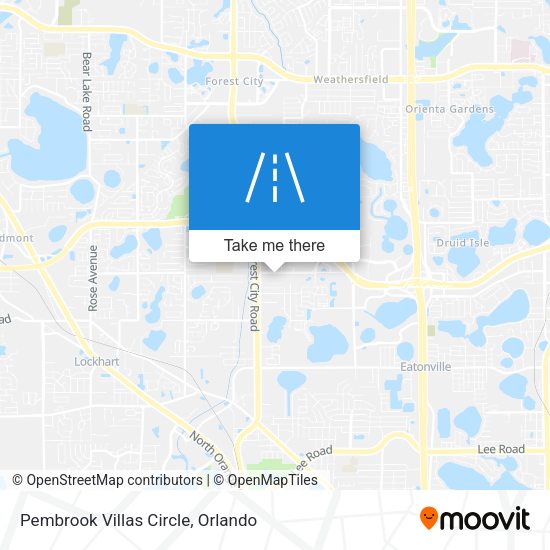 Mapa de Pembrook Villas Circle