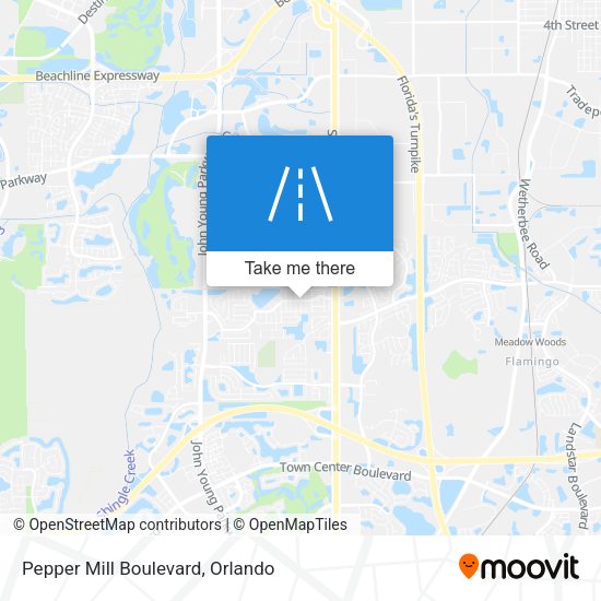 Mapa de Pepper Mill Boulevard