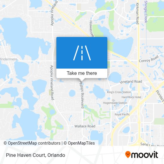 Mapa de Pine Haven Court