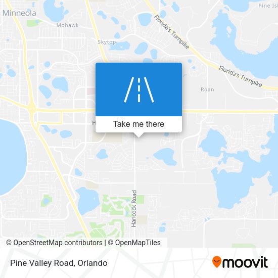 Mapa de Pine Valley Road