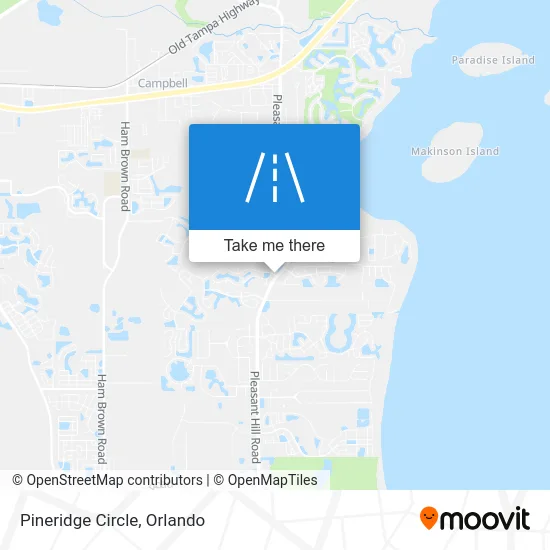 Pineridge Circle map