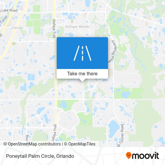 Poneytail Palm Circle map