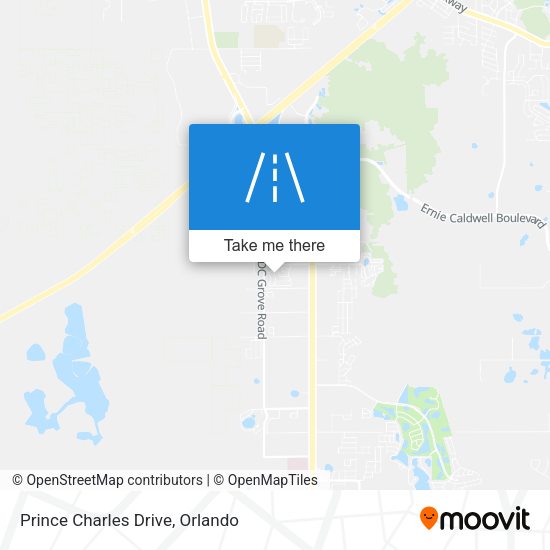 Prince Charles Drive map