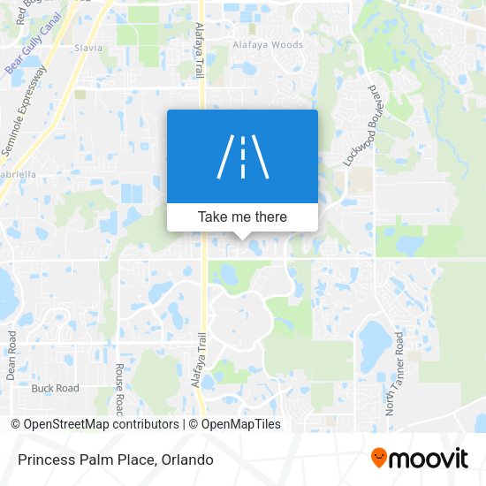 Princess Palm Place map