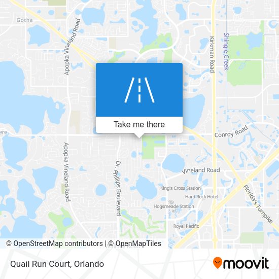 Mapa de Quail Run Court