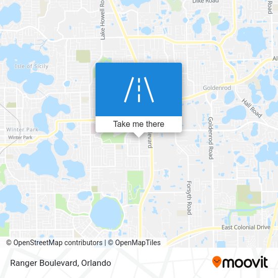 Mapa de Ranger Boulevard