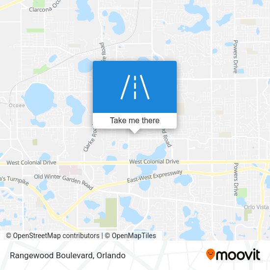 Rangewood Boulevard map