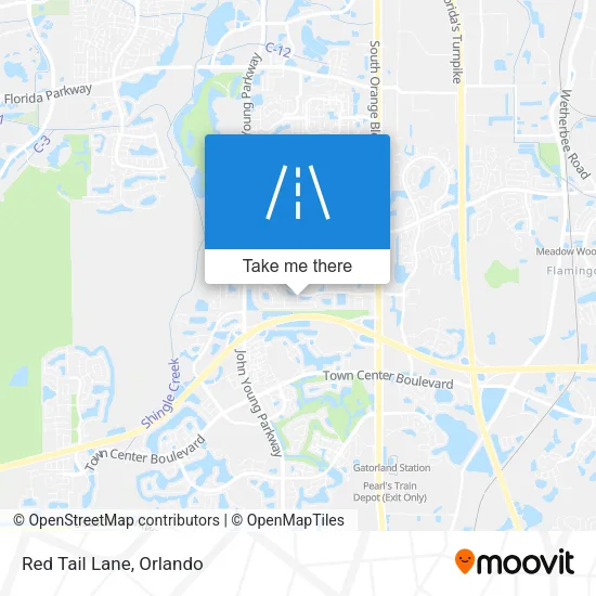Red Tail Lane map