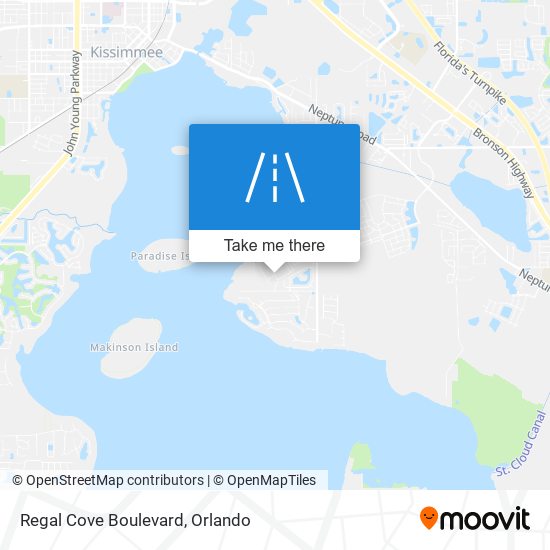 Regal Cove Boulevard map