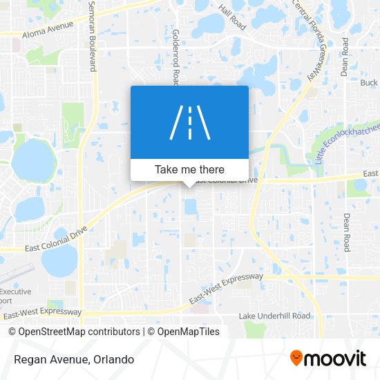 Mapa de Regan Avenue