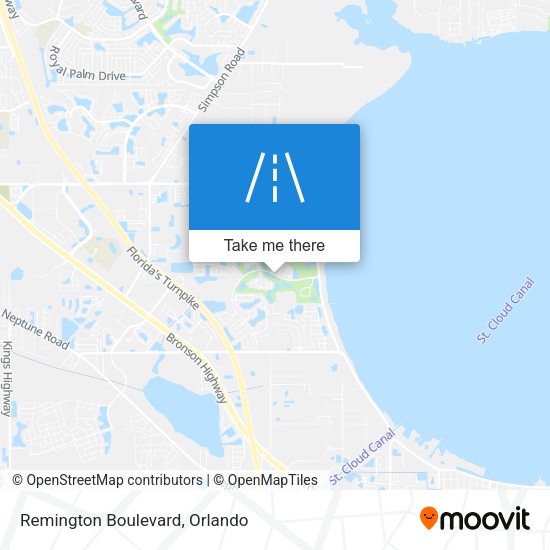 Remington Boulevard map